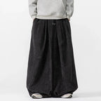 Corduroy Straight Wide-leg Harem Pants