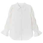 POLO Collar Lantern Sleeve Shirt