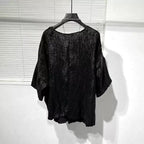 Sequin Patchwork Casual T-shirt