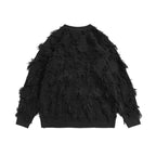 Round Neck Solid Color Knitted Sweater