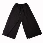 Casual Wide Leg Culottes Hakama Pants
