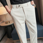Winter Thickened Corduroy Slim Fit Casual Trousers