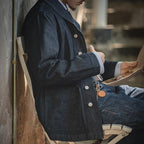 Mens  Casual Washed Jacket