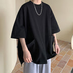 Vintage Slit Pocket Short-sleeved T-shirt