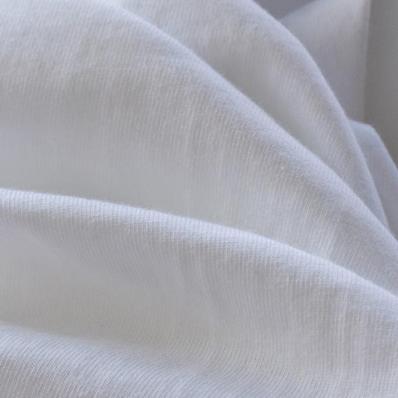 Solid Color Round Neck Loose Casual T-shirt