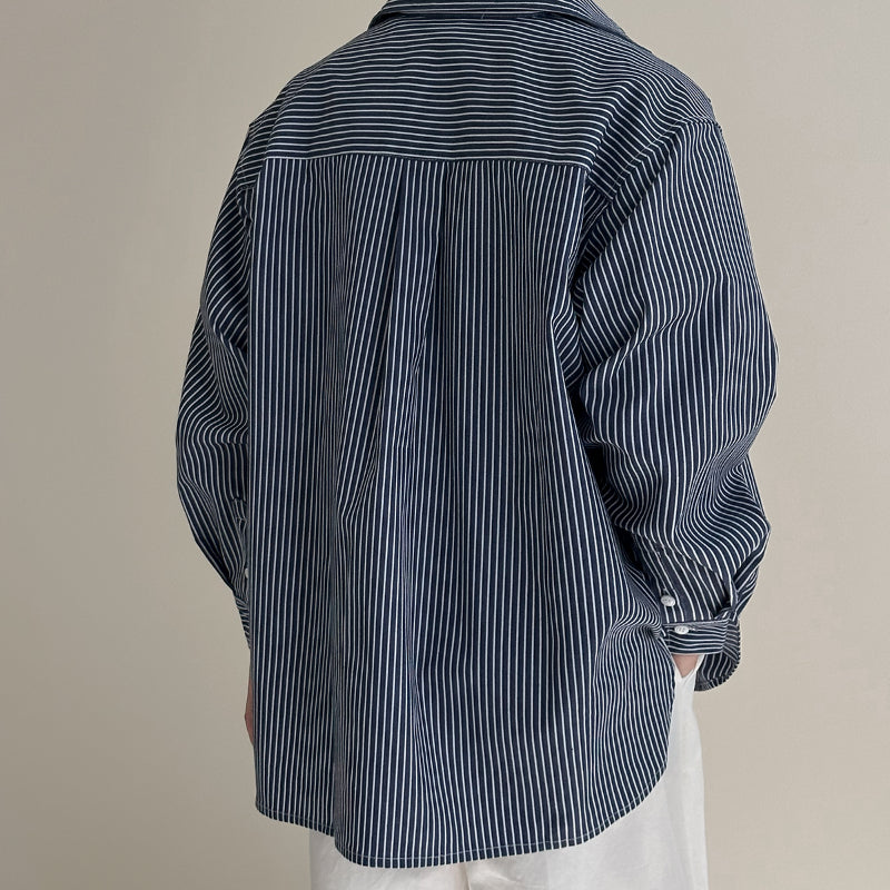 Striped Casual Loose Shirt