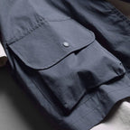 Japanese Style Contrast Color Stitching Fake Two-piece Vest T-shirt