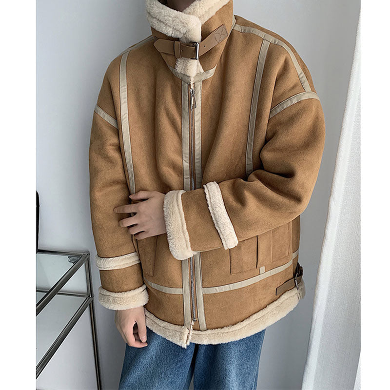 Winter Stitching Thickened Loose Coat