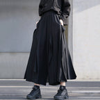 Irregular High Waisted Loose Trousers
