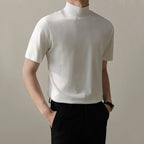 Casual Breathable Slim Fit Solid Color T-shirt