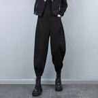 Lantern Thick Cotton and Fleece Harem Pants