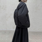 V-neck Bat Sleeves Down Jacket