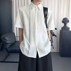 Pleated Shirt Casual T-shirt