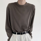 Solid Long Sleeve T-shirt