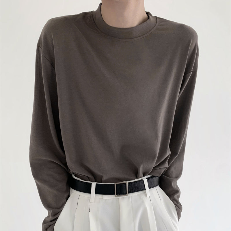 Solid Long Sleeve T-shirt