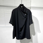 Irregular Loose Button-down Shirt