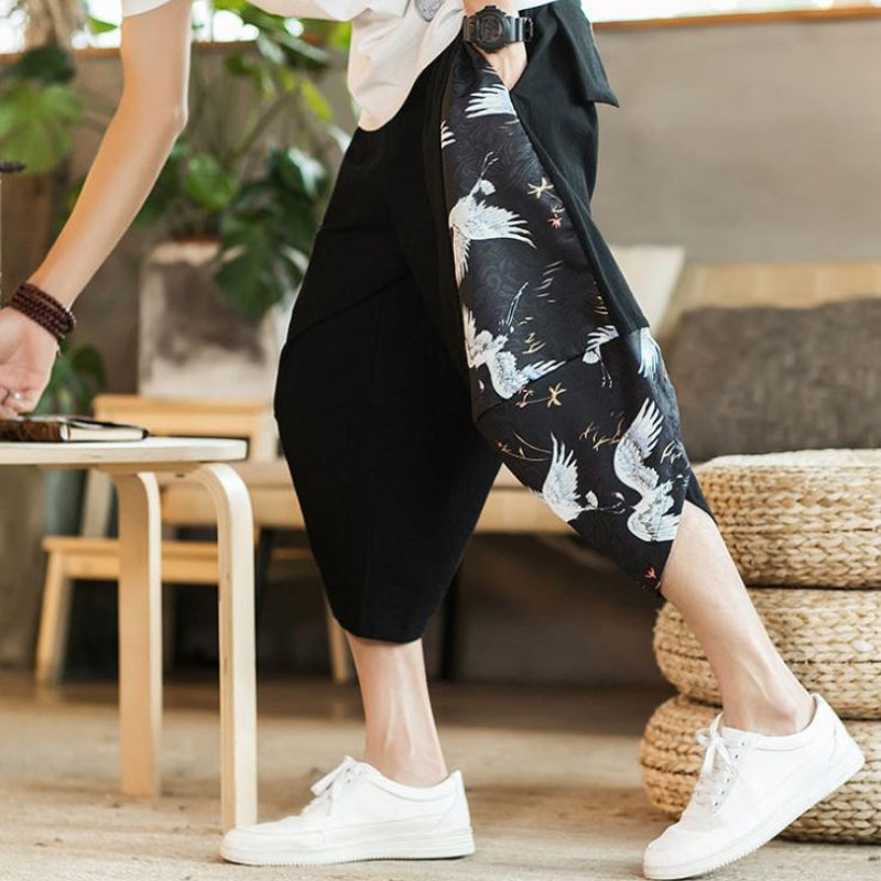 Loose Carrot Wide Leg Pants