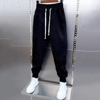 Starry Rhinestone Cuffed Sweatpants