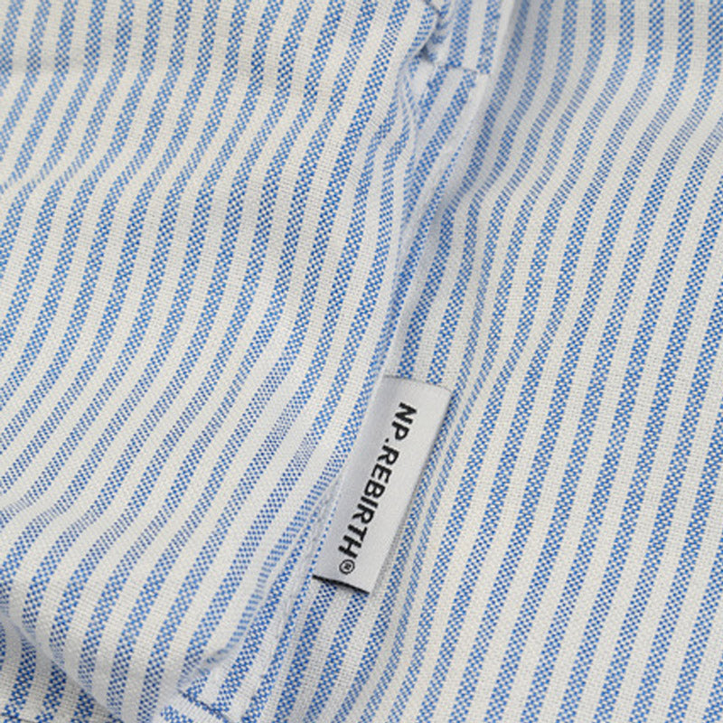 Japanese Retro Striped Shirt
