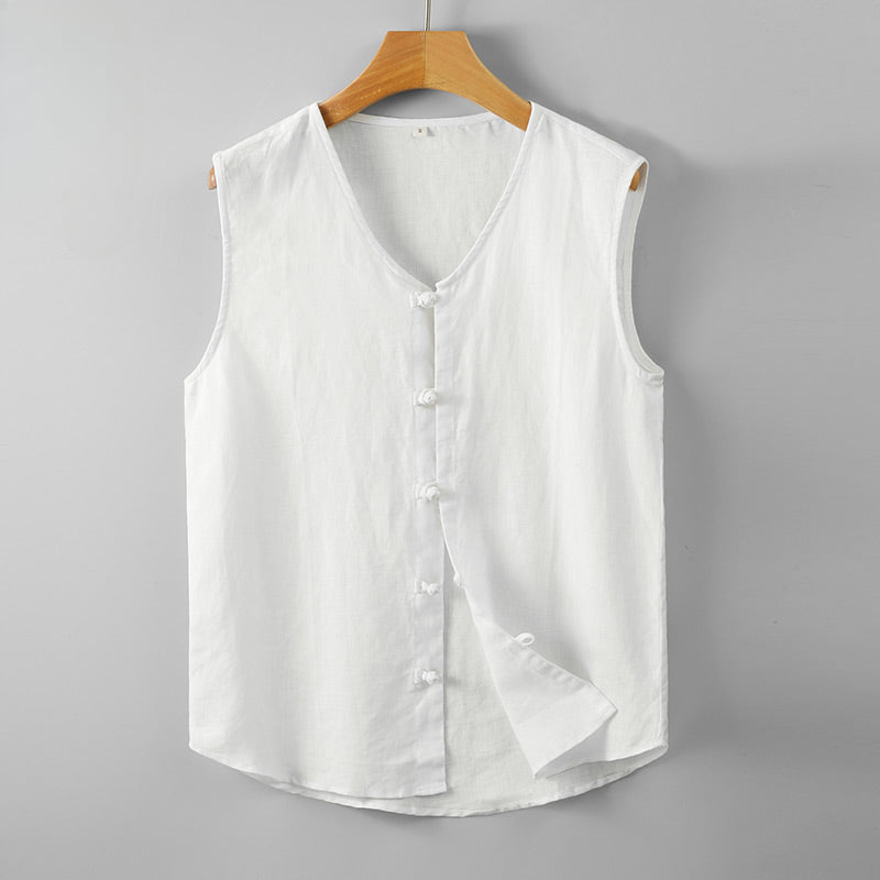 Summer Vest Buttoned Vest