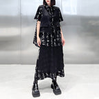 Fake Two-piece Patchwork Suit