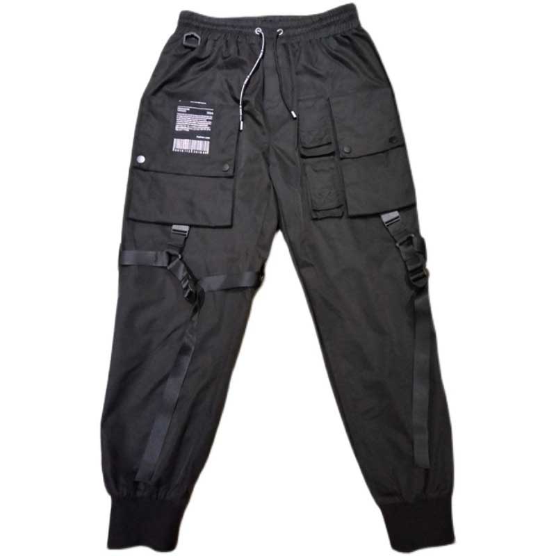 Techwear Elastic Waist Cargo Pants