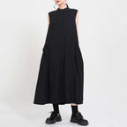 Fake Two Piece Irregular Vest Dress