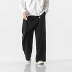 Irregular Retro Casual Trousers