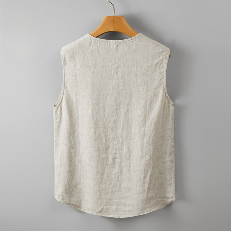 Summer Vest Buttoned Vest