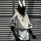 Functional Techwear Hoodie Cape