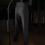 Italian Casual High Waist Retro Straight Suit Trousers