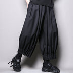 Loose Pleated Pleated Nine-point Pants