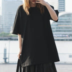 Black Loose Short Sleeve T-shirt