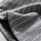 Striped Retro Slim Fit Casual Shirt Top