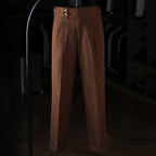 Italian Casual Paris Buckle Straight Business Trousers
