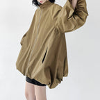 Floral Sleeve Loose Casual Jacket