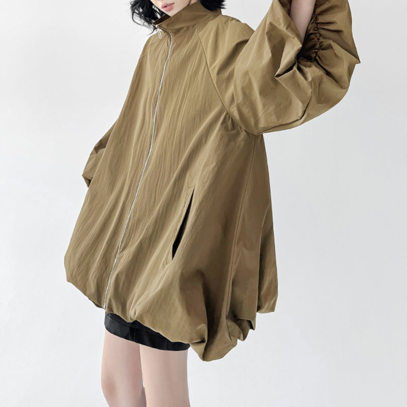 Floral Sleeve Loose Casual Jacket