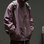 Loose Solid Color Outdoor Jacket