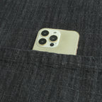Square Neck Raw Edge Denim Vest Patchwork Jeans Two-Piece Set