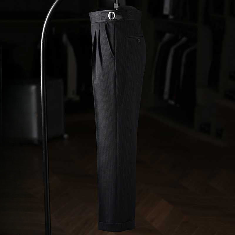 Vintage Paris Button Drape Business Pants