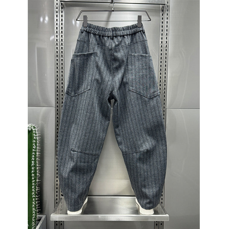 Vintage Wide Leg Scimitar Stripe Pants