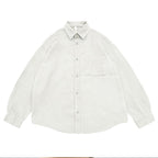 Japanese Retro Washed Cotton Loose Shirt