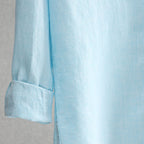 Lapel Linen Loose Thin Casual Shirt