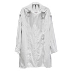 Mid Length Webbing White Shirt