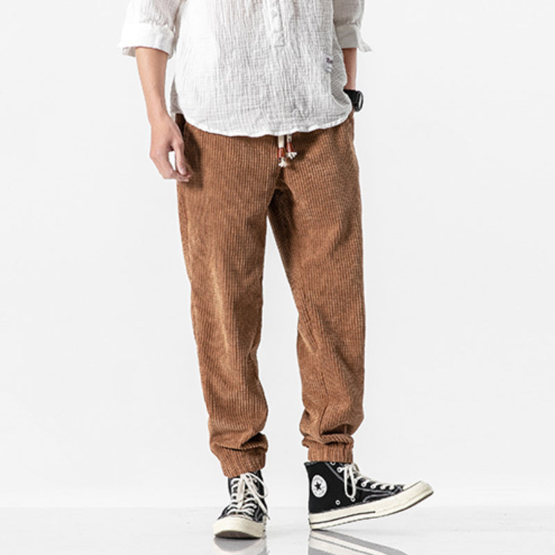 Loose Casual Corduroy Skinny Pants
