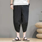 Striped Carrot Loose Wide-leg Casual Pants