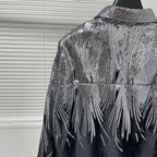 Embroidered Sequin Shirt