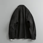 Loose Cotton Suit Collar Jacket