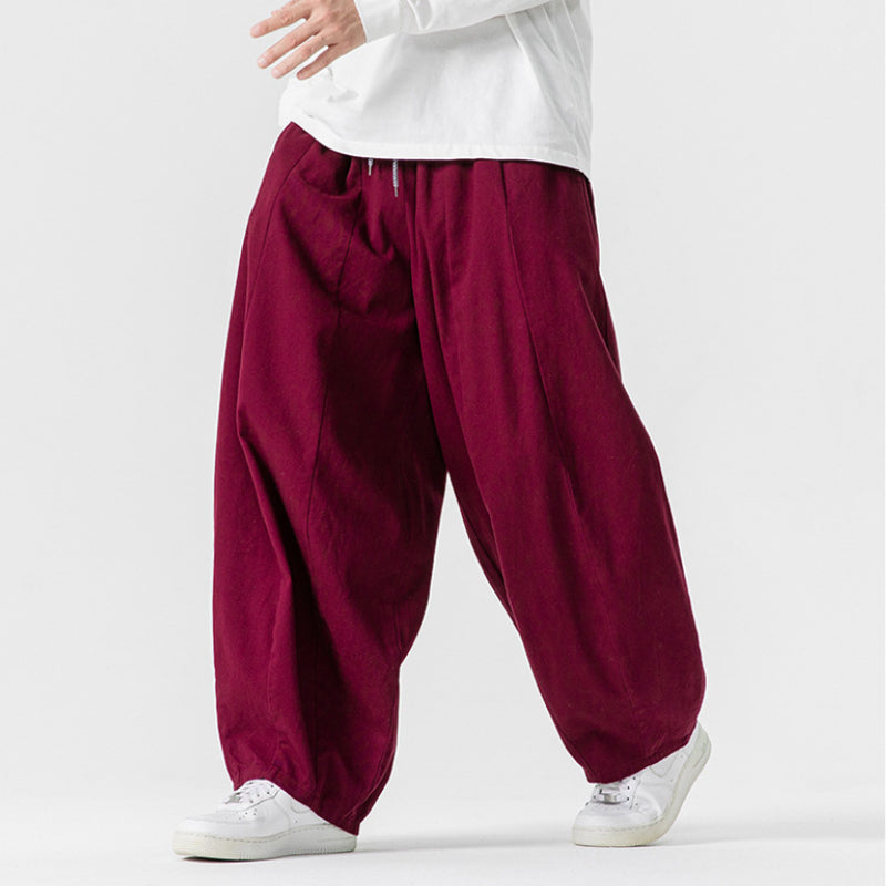 Japanese Retro Loose Wide-leg Harem Pants