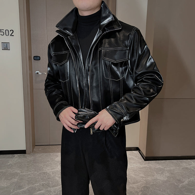 Topstitch Thick Short  Jacket